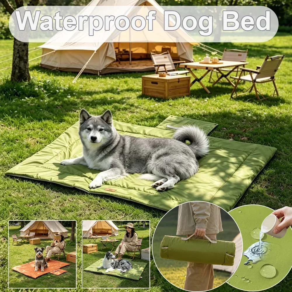 Outdoor Camping Dog Bed - 2026년형, 내구성이 뛰어난 야외 캠핑용 반려동물