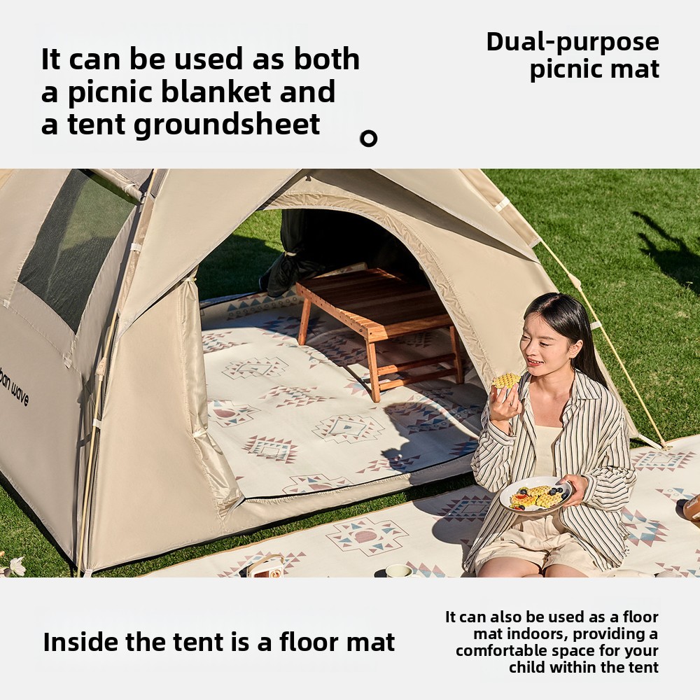 두꺼운 소재로 제작되어 방수 및 오염 방지 기능이 뛰어 - Outdoor Camping Rugs 리뷰 및 가격