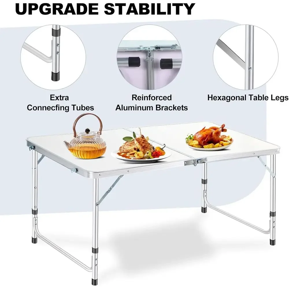 휴대용 플라스틱 식탁 세트(의자 4개 포함), 높이 조 - Outdoor Camping Dining Set 리뷰 및 가격