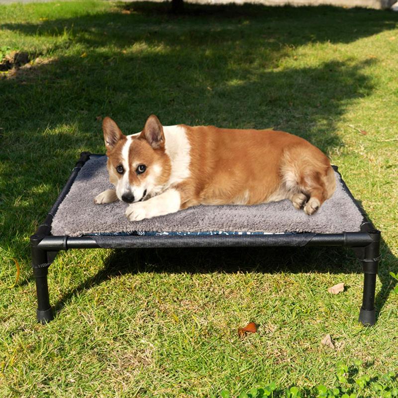 야외 높이 접이식 애완 동물 간이 침대, 이동식 캐노피 - Outdoor Camping Dog Bed 리뷰 및 가격