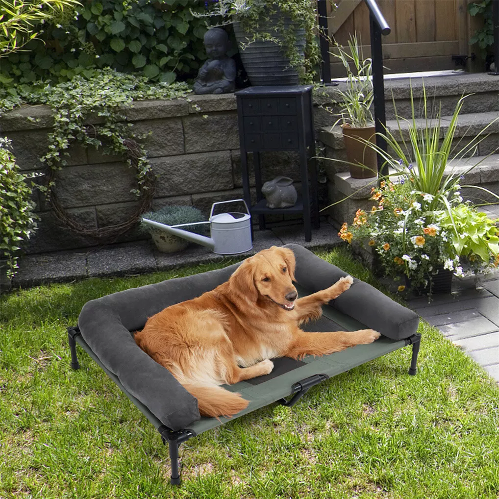 빙고파우 야외용 강아지 침대, 높이 조절 가능한 쿨링  - Outdoor Camping Dog Bed 리뷰 및 가격