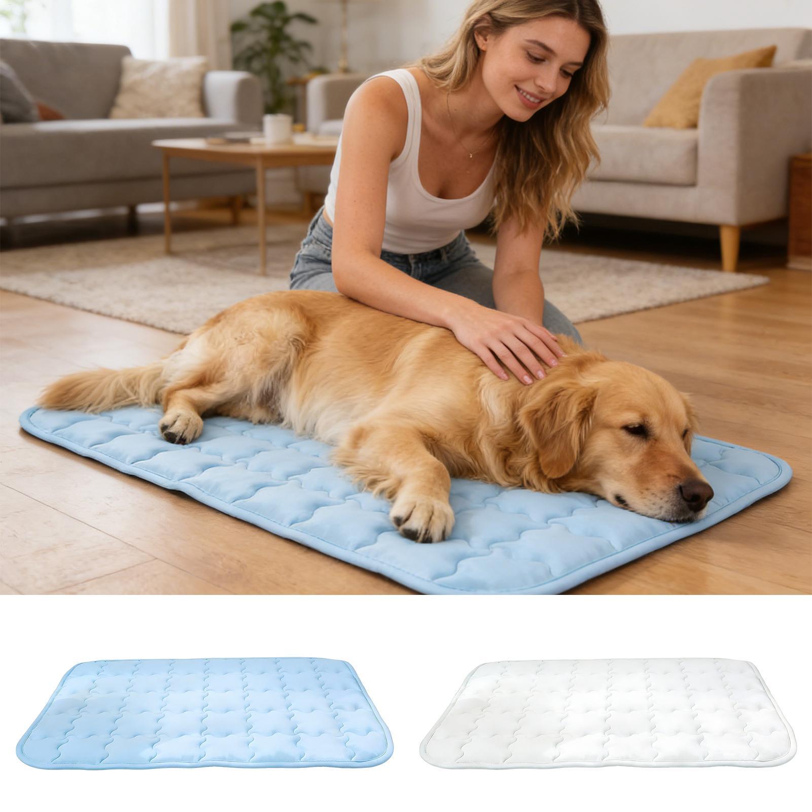 강아지 쿨링 패드 세탁 가능 휴대용 통기성 수면용 대형 - Outdoor Camping Dog Bed 리뷰 및 가격