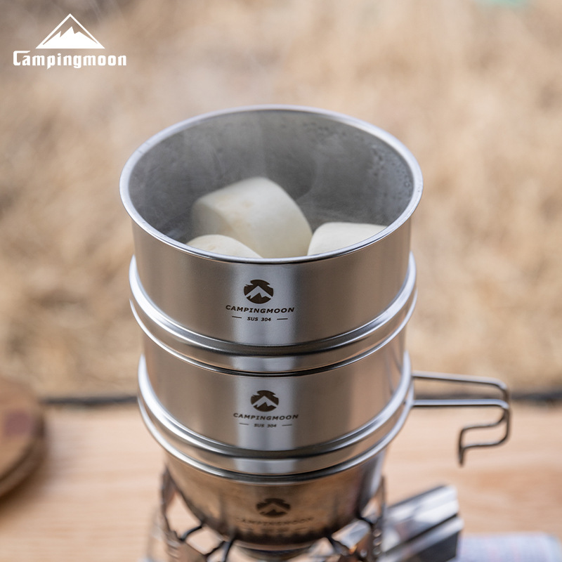 캠핑문 600ml 스테인리스 스틸 휴대용 캠핑 그릇 세 - Outdoor Camping Dining Set 리뷰 및 가격